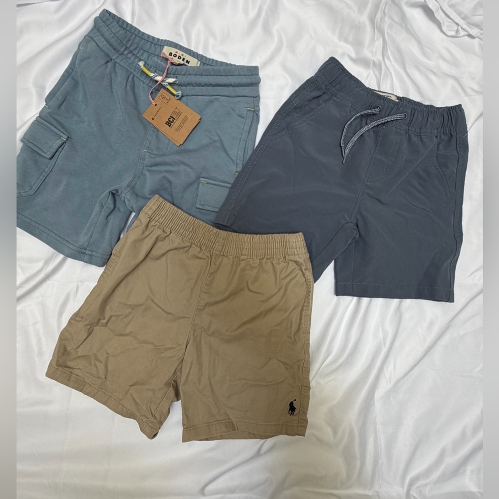👖 Boys Size 5 Shorts Bundle | Polo Ralph Lauren, Boden NWT, Wrangler